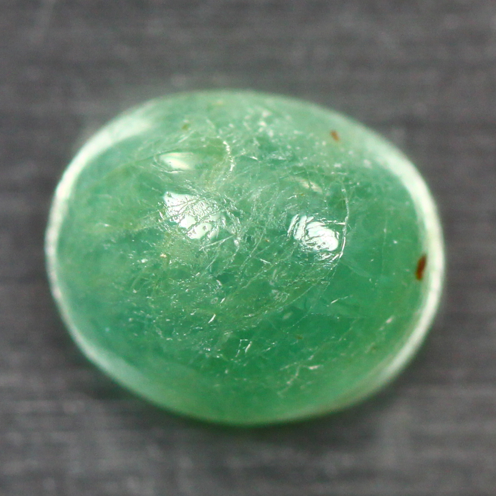 Grandidiérite Verte Naturelle De Madagascar – 7.7 X 5.2 Mm, 0.93 Ct, Non Traitée