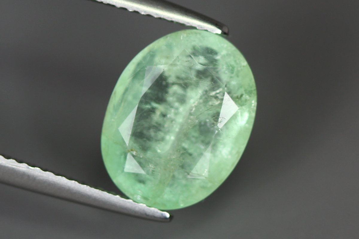 light green gemstone