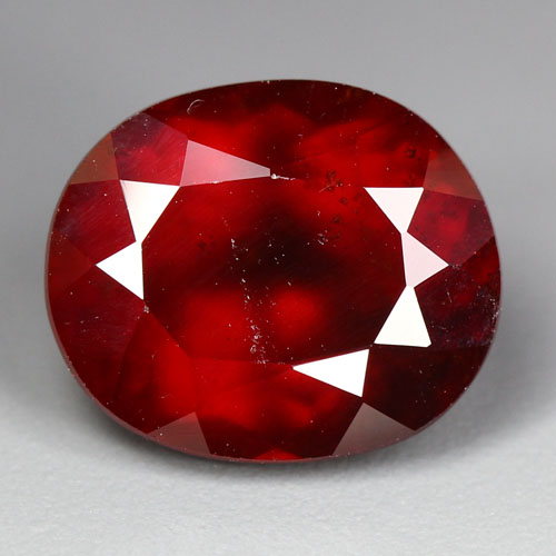 7.49 CTS_STUNNING RARE GEMSTON_100 % NATURAL UNHEATED HESSONITE GARNET ...