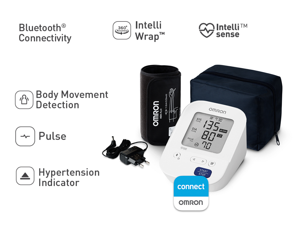 Automatic Blood Pressure Monitor HEM-7156T-A (With Adapter) – Omron  Healthcare Brand Shop