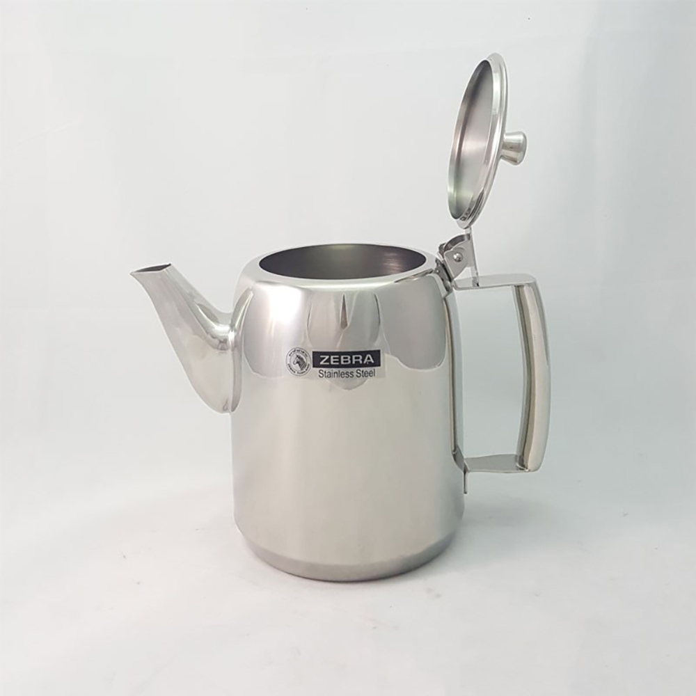 Stainless Steel Teapot with Filter, 1.5 Liter, Zebra Thailand