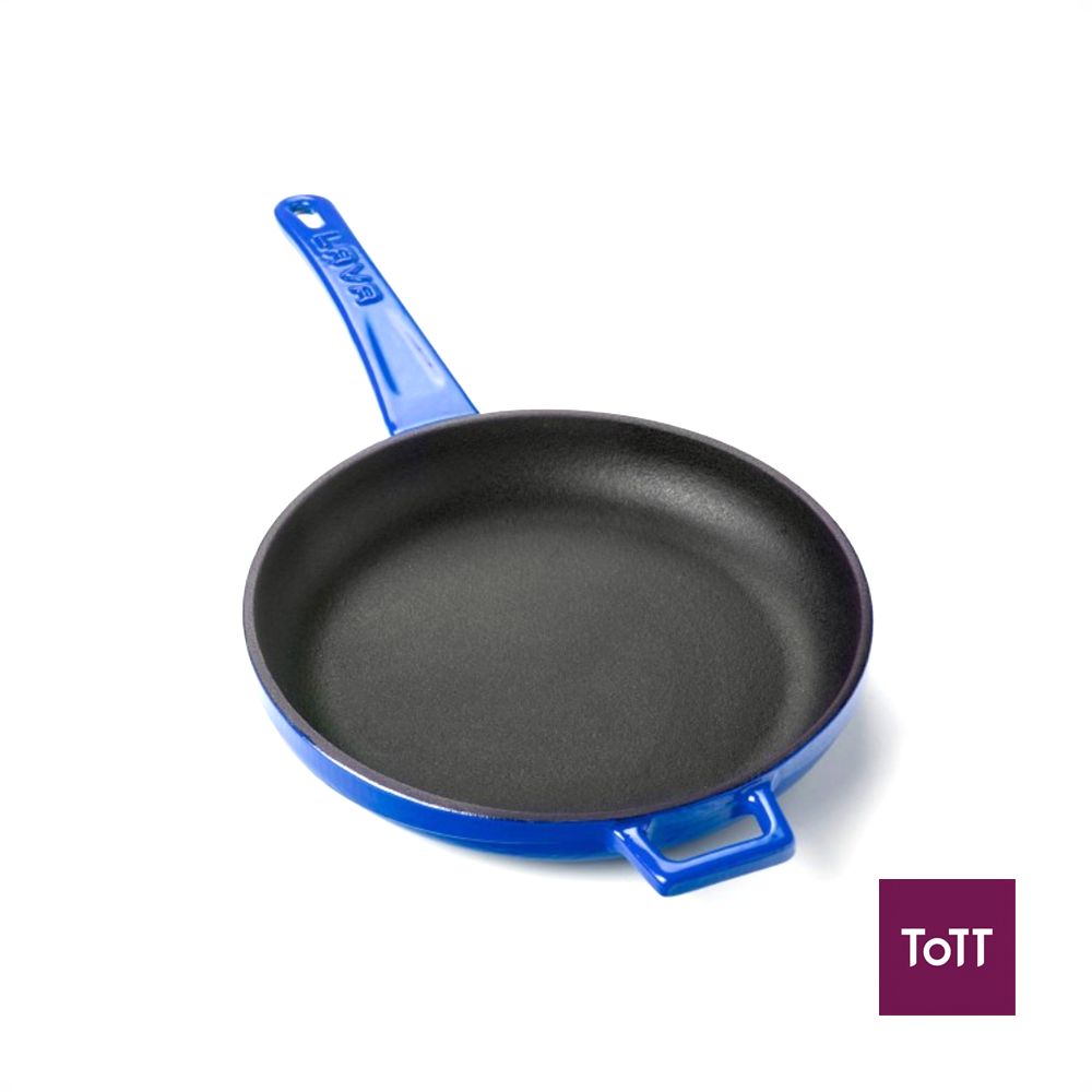 Lava Enameled Cast Iron Mini Ceramic Frying Pan - 6.3 inch Round