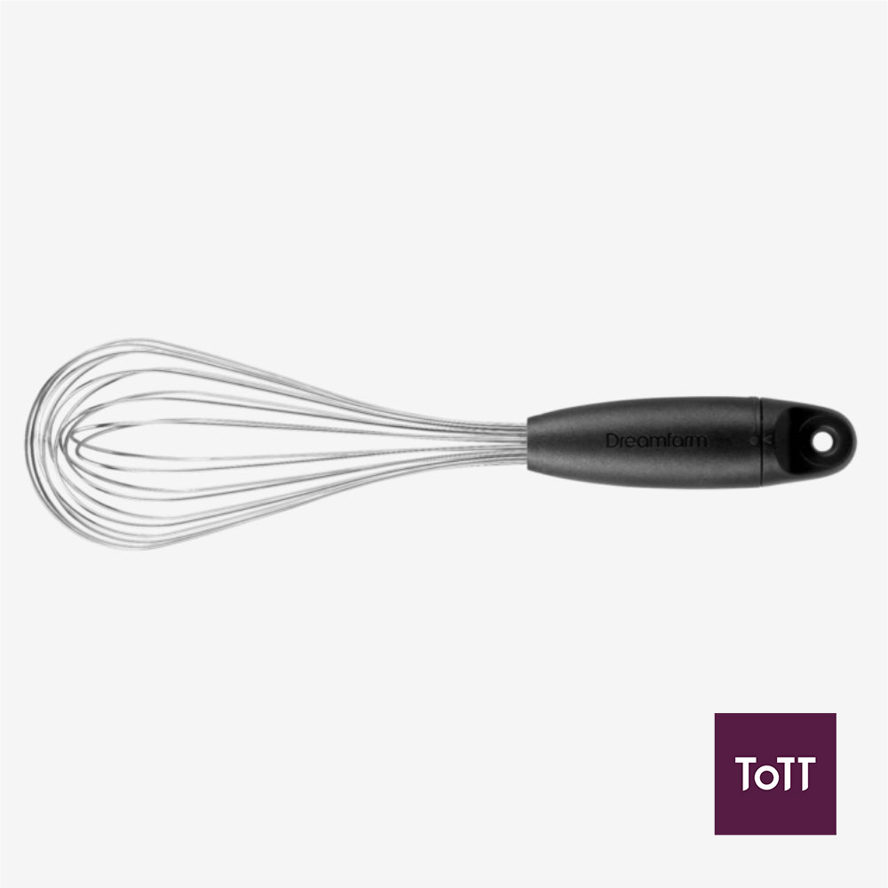 Dreamfarm Mini Flisk Fold Flat Balloon Whisk 23cm Black